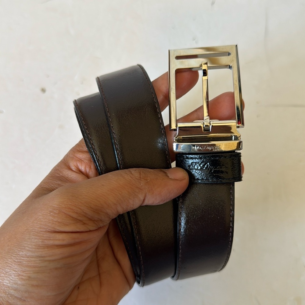 ST Dupont France reversible made in Italy belt